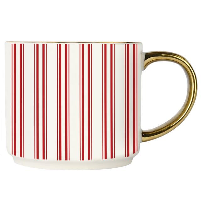 14oz Christmas Mug with Gold Handle N490239