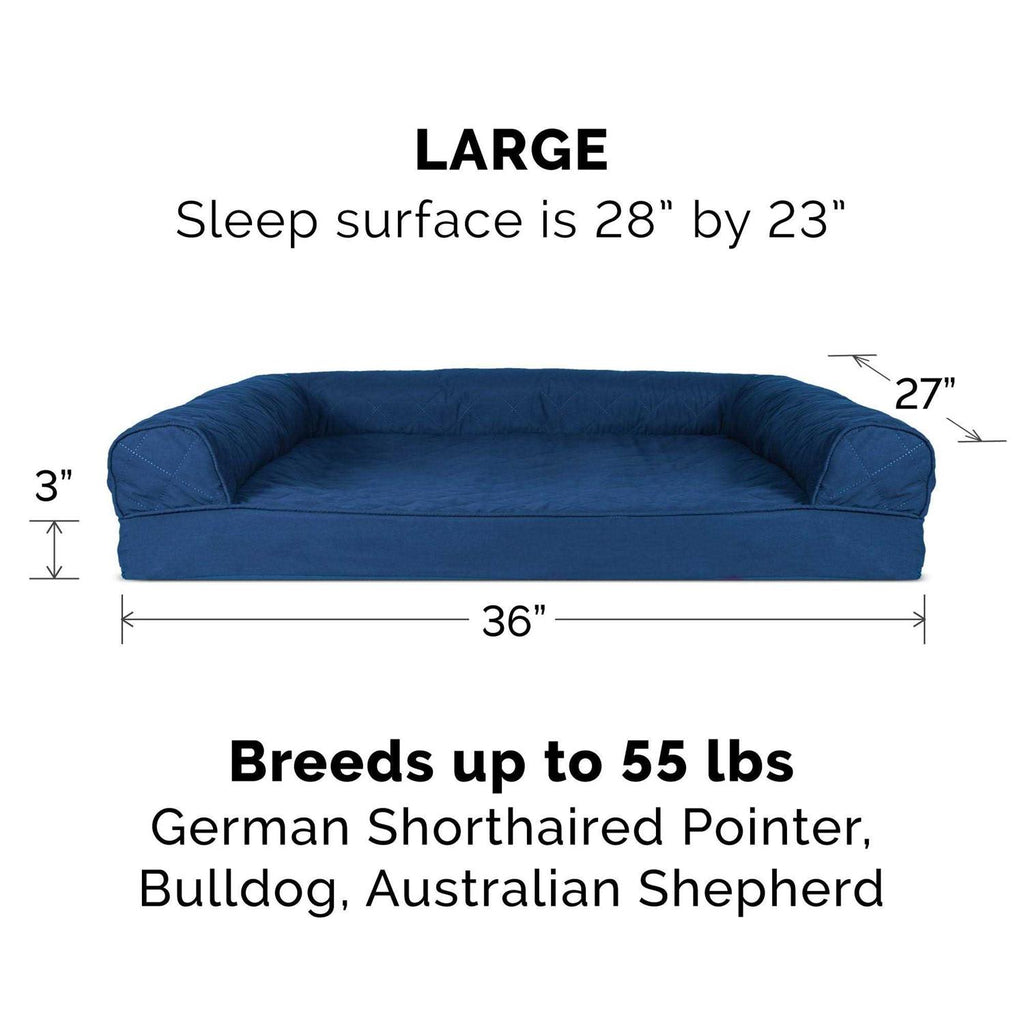 Quilted Sofa Dog Bed D676
