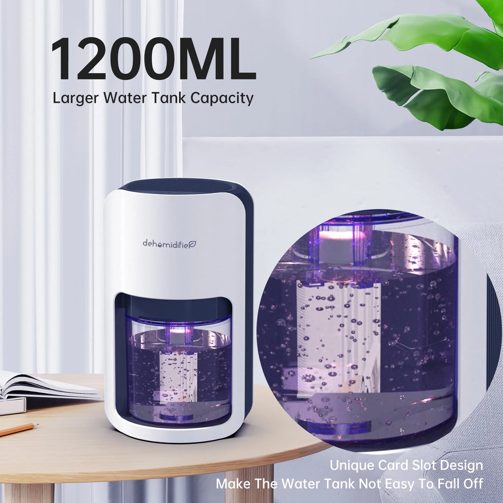 1200ml Ultra Quiet Dehumidifier with Automatic Defrosting A31683