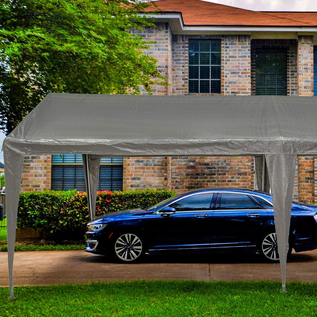 10x20 Ft Heavy Duty Portable Carport Canopy L71330
