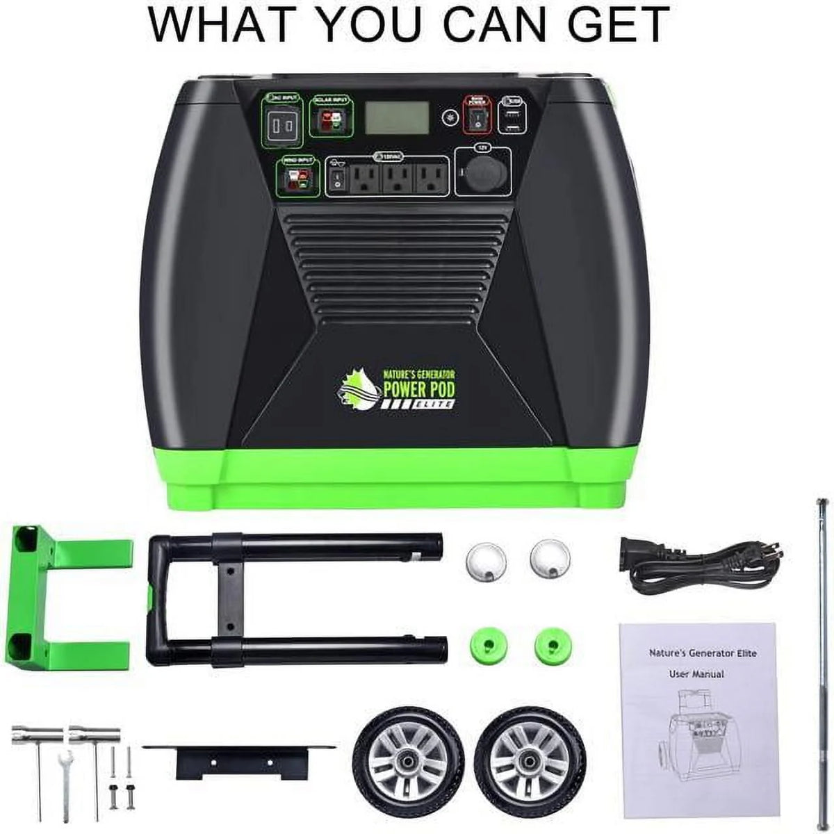 3600W Solar & Wind Powered Pure Sine Wave Off-Grid Generator D26179