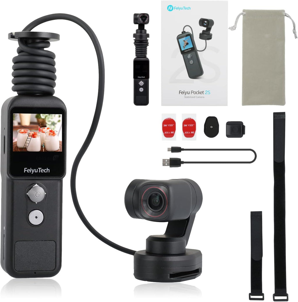 Wearable Action Camera 3-axis Stabilizer Gimbal 4K Video 130° Wide Angle J573