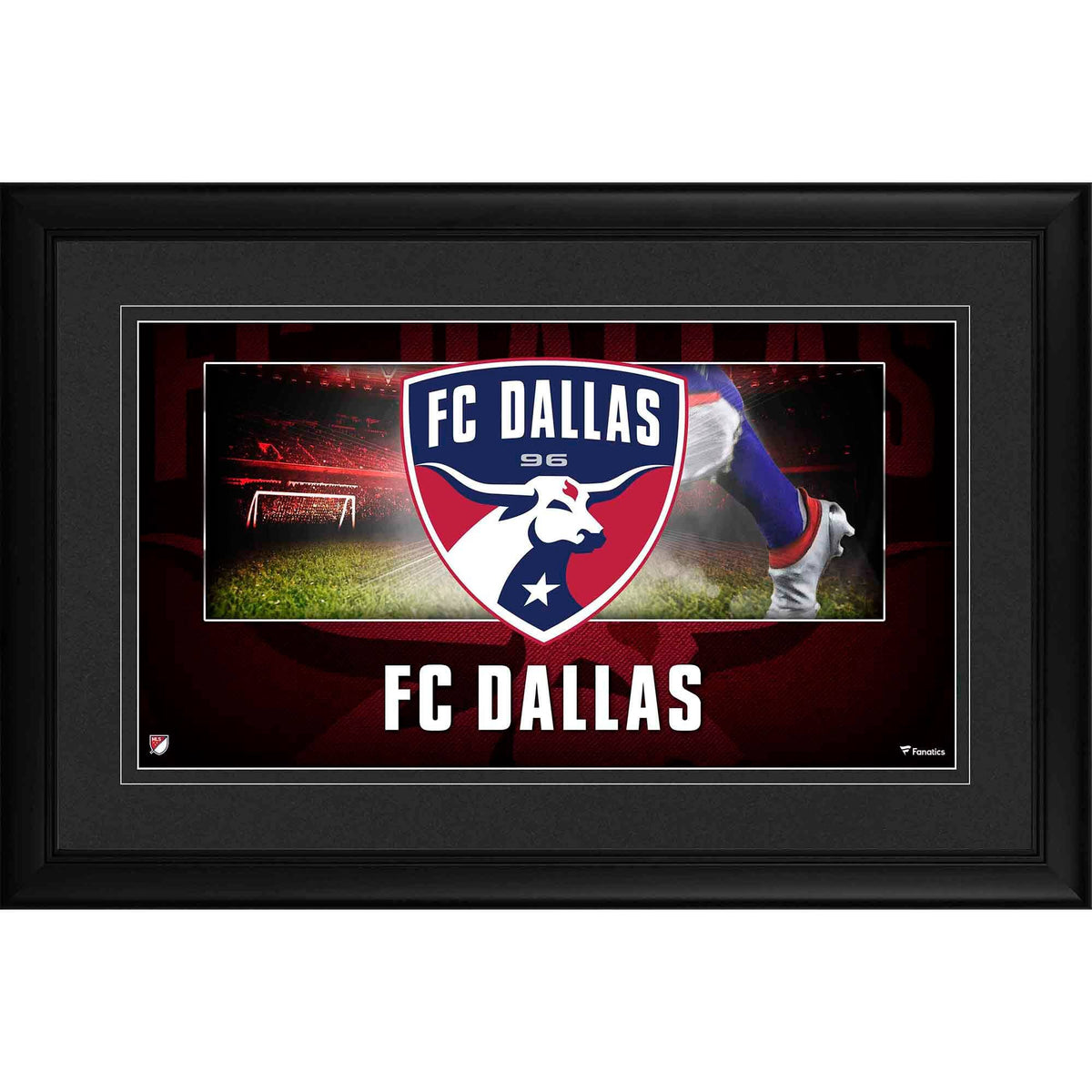 Framed Team Logo Panoramic Photograph T64799