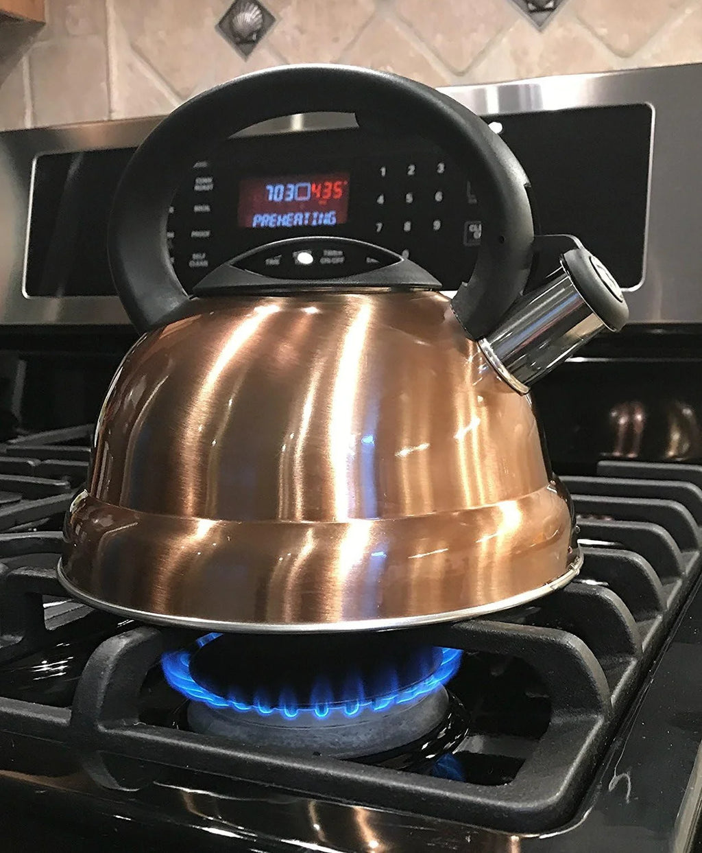 3 Quart Stainless Steel Whistling Tea Kettle J5713