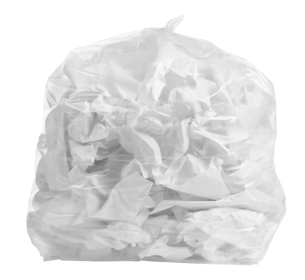 100 Gallon Clear 3 mil 25 Bags/Case Garbage Bags Y757226