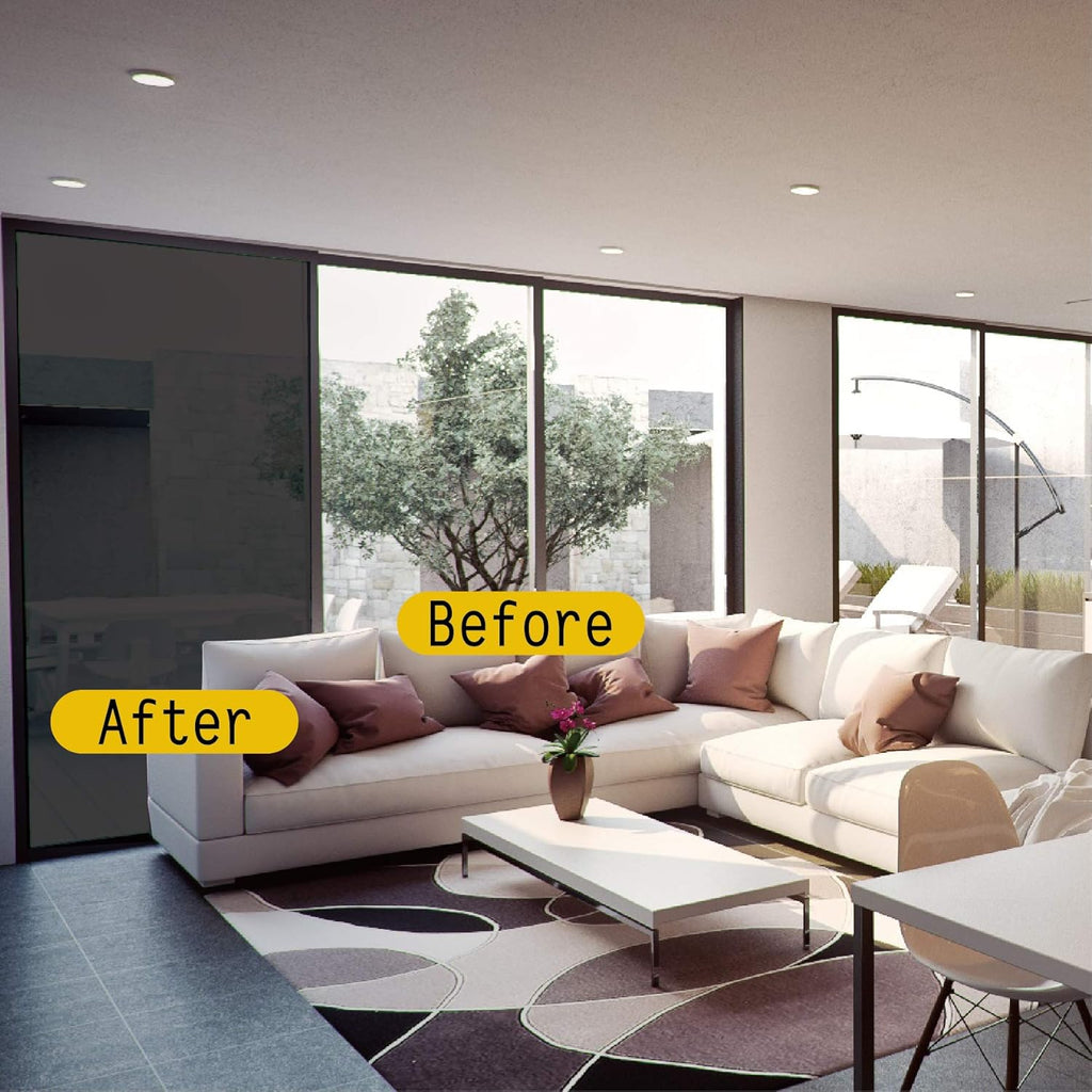 Static Cling Window Tint 20% Dark Smoke (24" x 212") Pack of 2 O5062