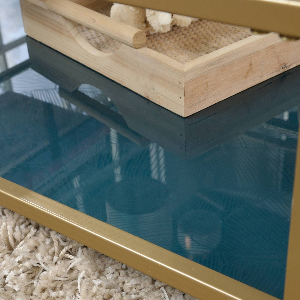 Coral Cape Coffee Table Satin Gold K84256