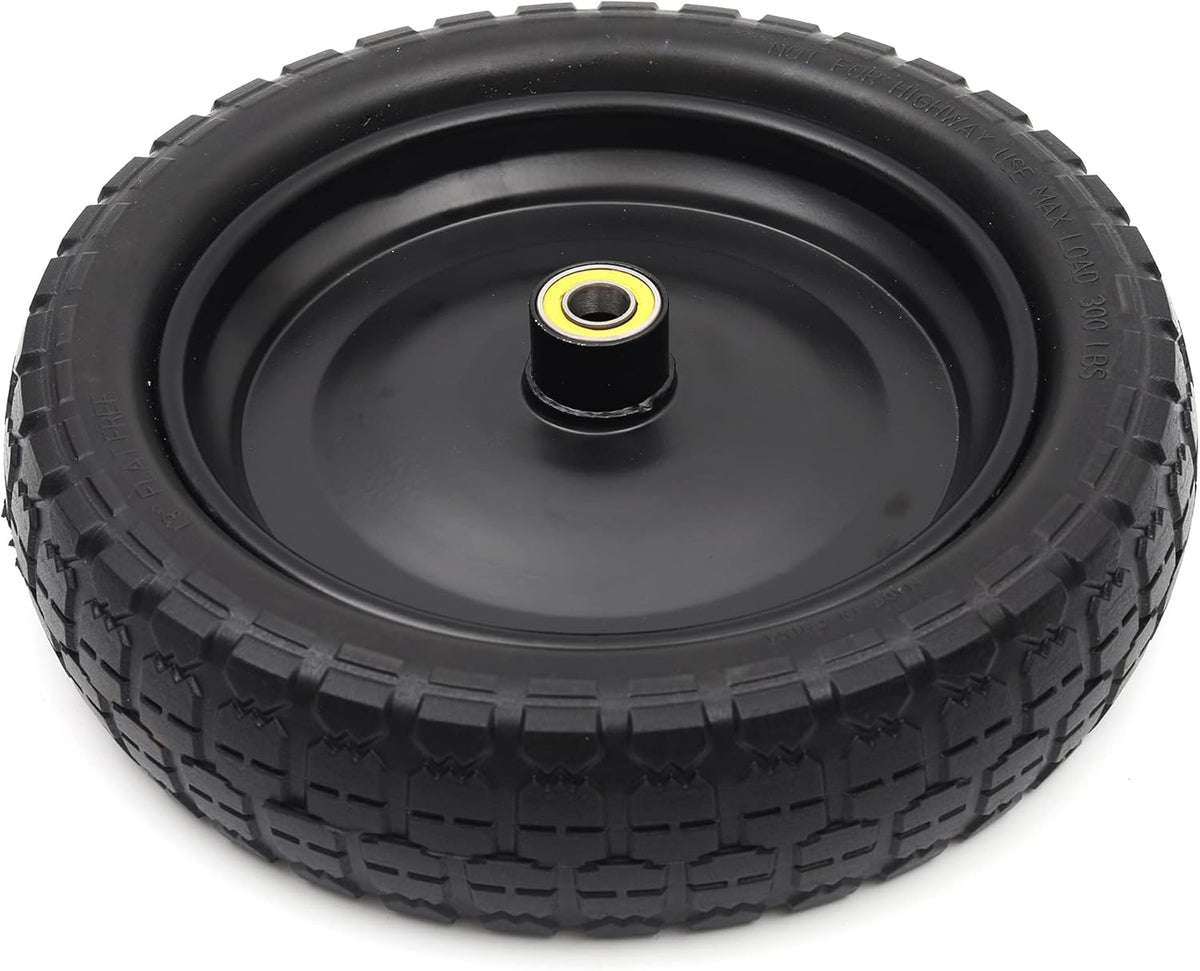13'' Solid Polyurethane Flat-Free Tire and Wheel Assemblies 2-Pack L2812