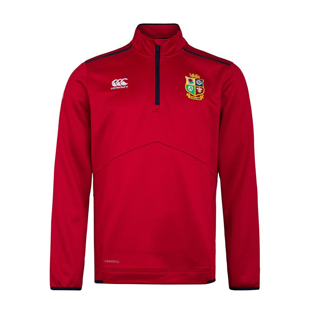Red 1/4 Zip Fleece Top S47530