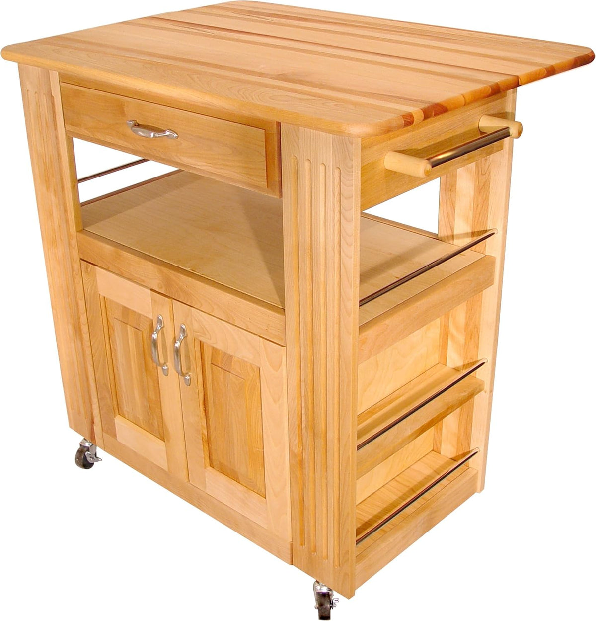 Kitchen Island with Drop Leaf B421