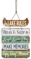 14" x 21" Rustic Lake Sign R290163