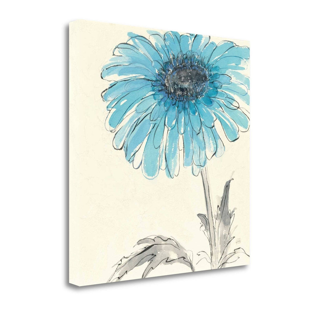 Gerbera Blue II Fine Art Giclee Print P3162