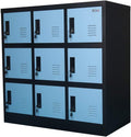 Blue Small Storage Locker Cabinet J887