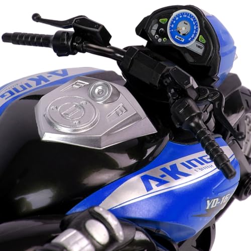 2.4G RC Stunt Motorcycle with Riding Figure 1:10 Scale Green T969346