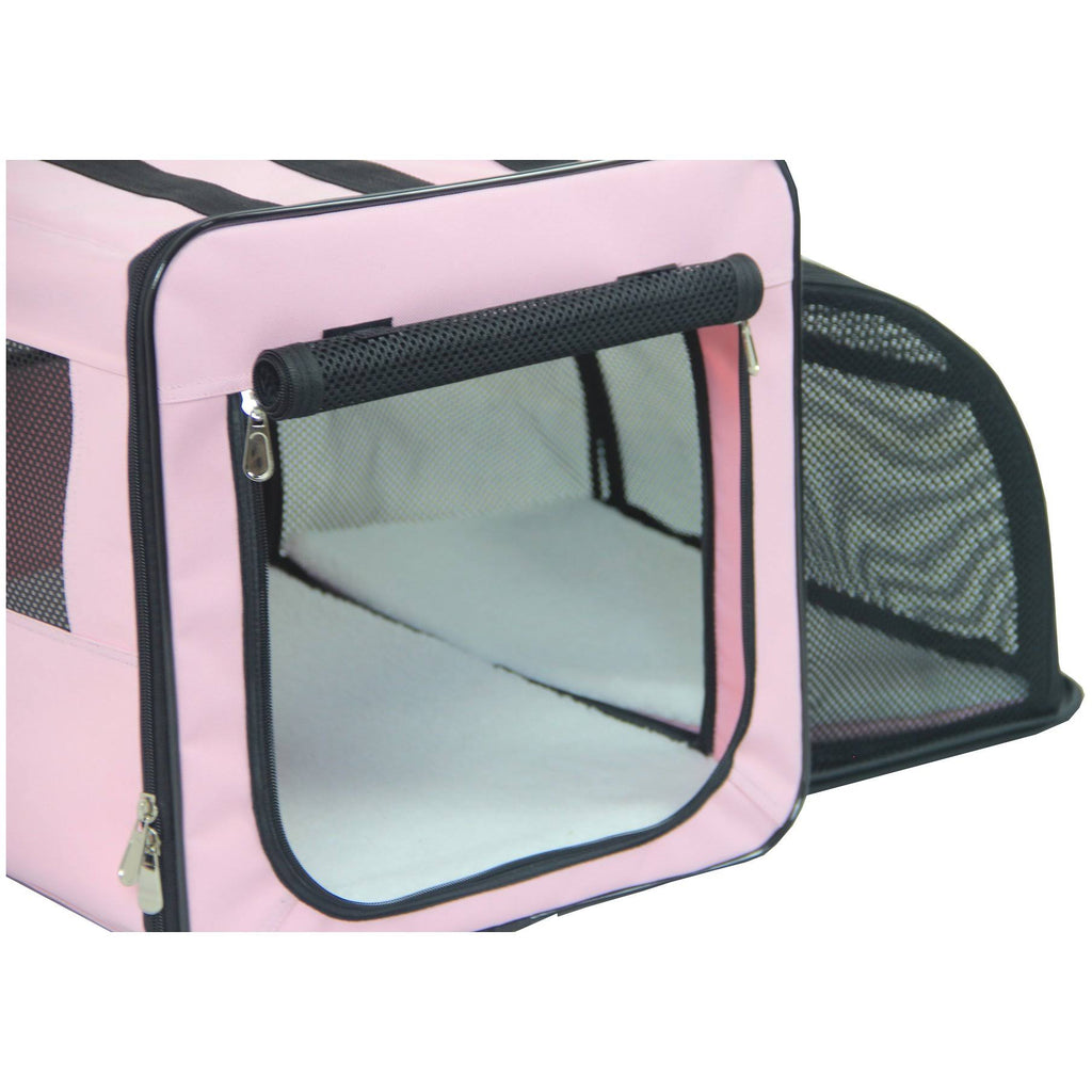 Blue Large Collapsible Pet Dog Crate F436