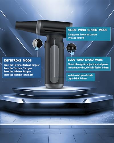Cordless Rechargeable Electric Air Duster J89962