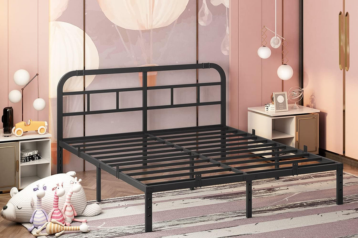 14” Heavy Duty Metal Bed Frame, California King R9406