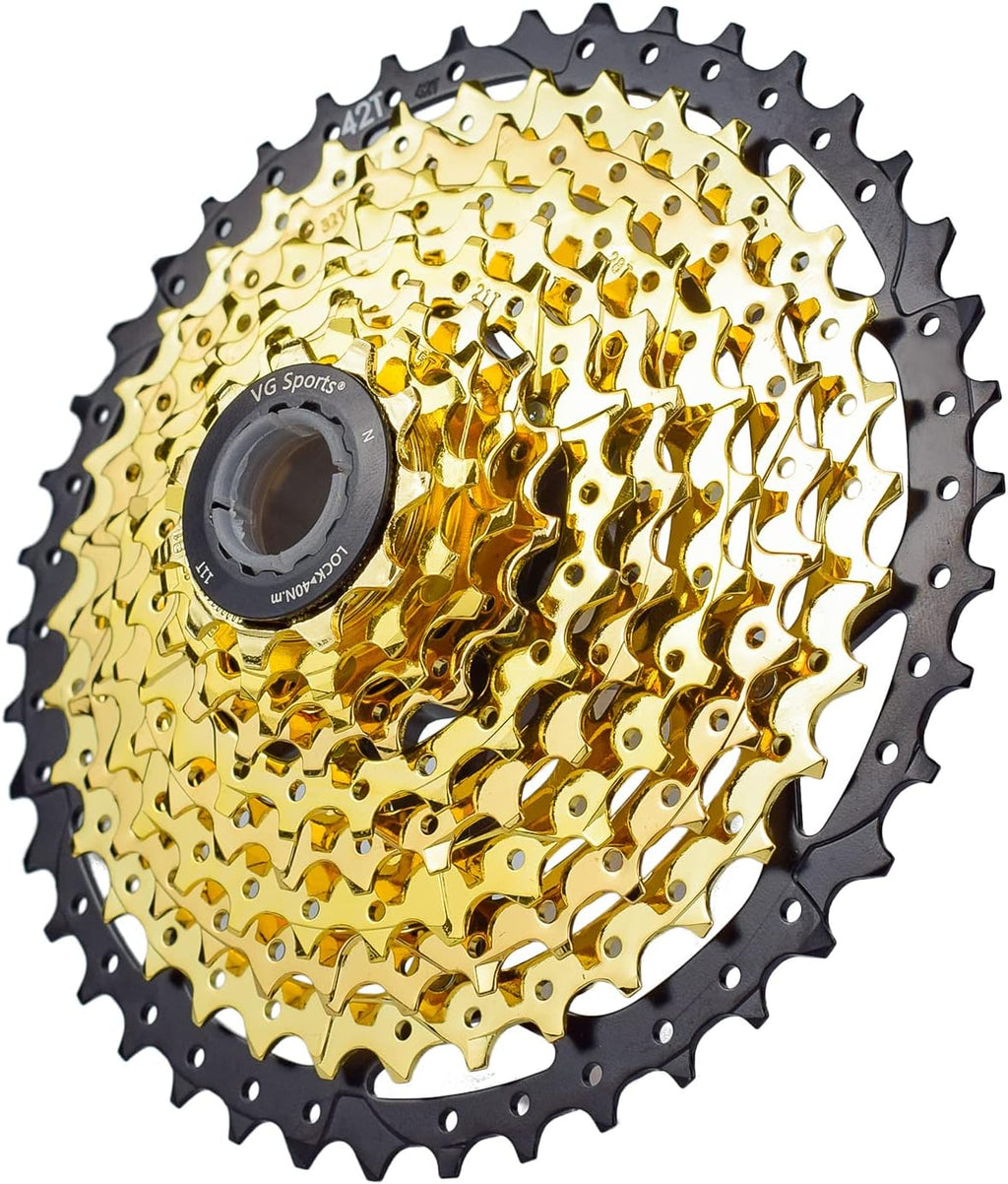 8/9/10/11/12 Speed Ultra-Light Bike Cassette 11-40T/11-42T/11-46T/11-50T/11-52T MTB Cassette Lightweight Aluminum Bracket Cassette Compatible with Shimano/SARM Pack of 2 D762