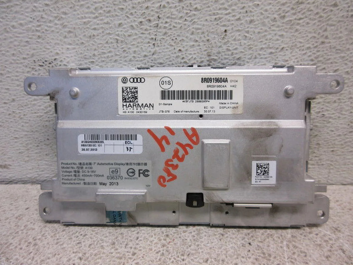 Pre-Owned Audi A4 Q5 Information Display Screen OEM U54354