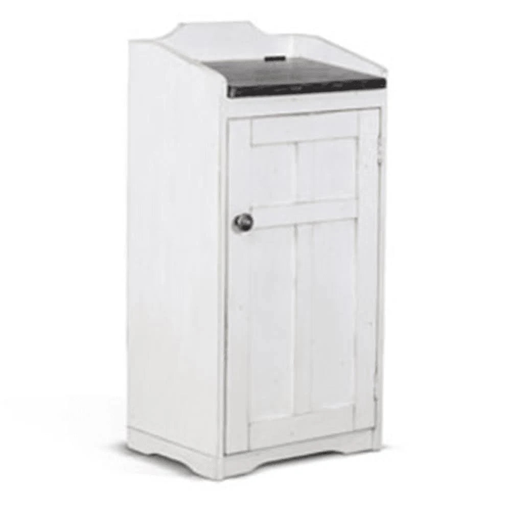 White Rectangular Trash Box F287