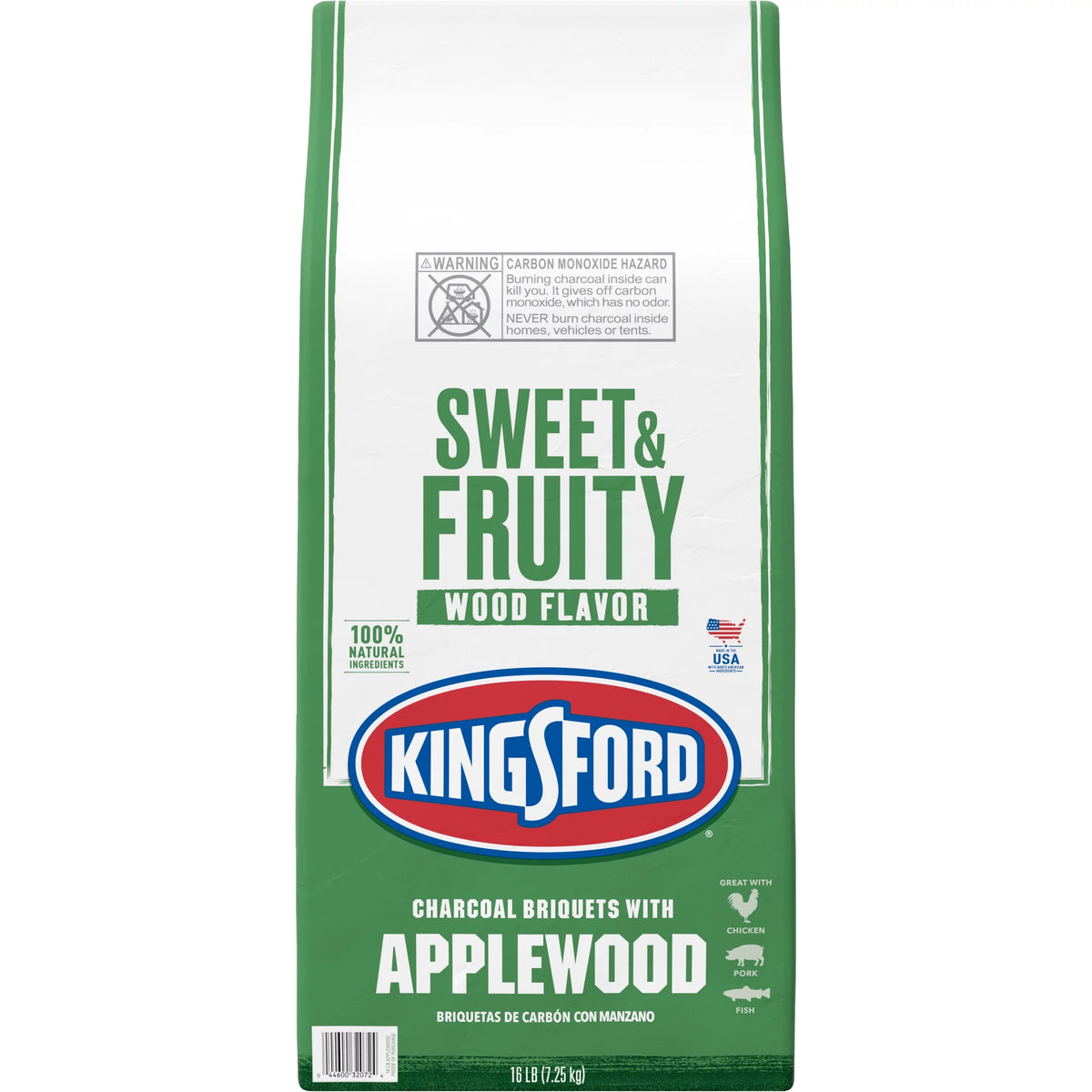 Charcoal Briquettes with Applewood, 16 Pounds I440174