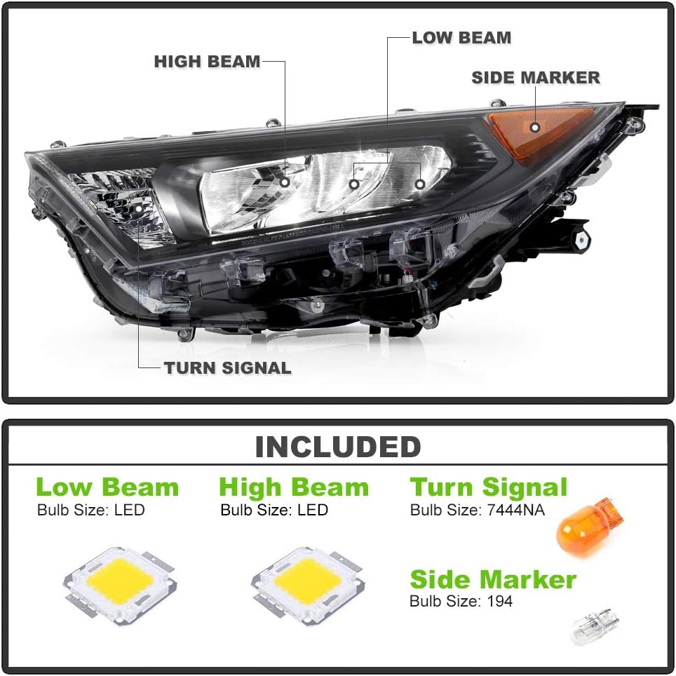 LED Headlight Headlamp Assembly Driver Side V261