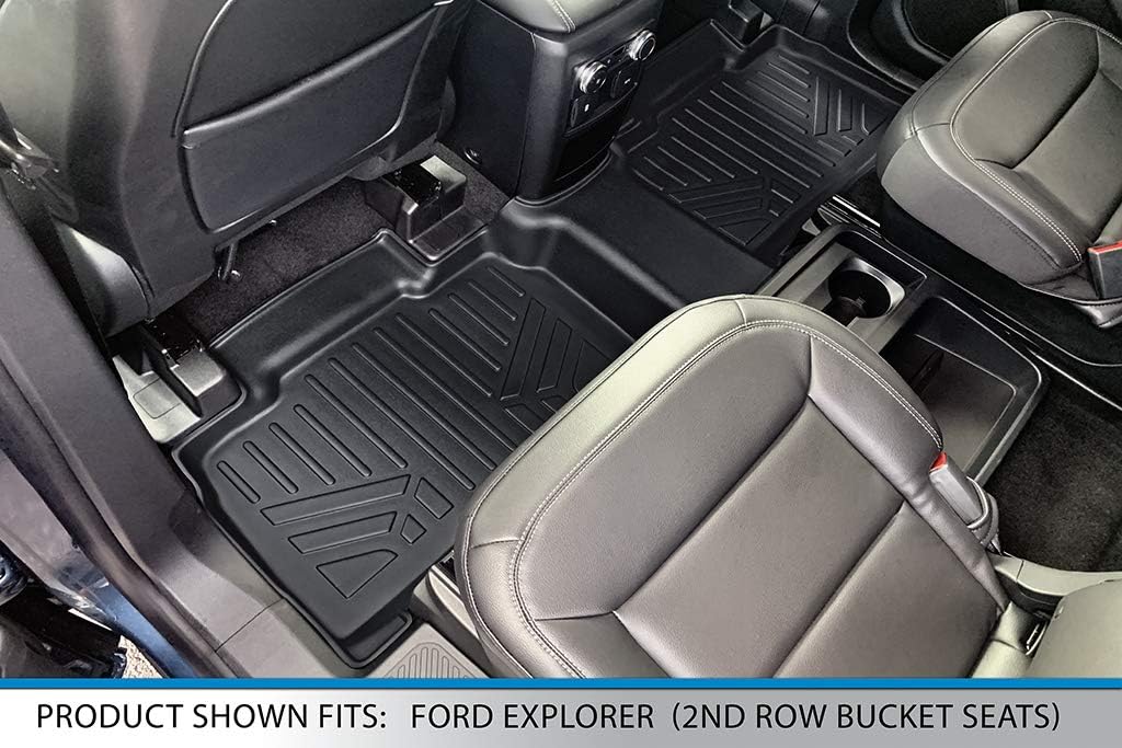 Black 3 Row Floor Mats and Cargo Liner Set A7710