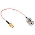 SMA Female to UHF SO-239 Female Adapter Cable 6'' A44897