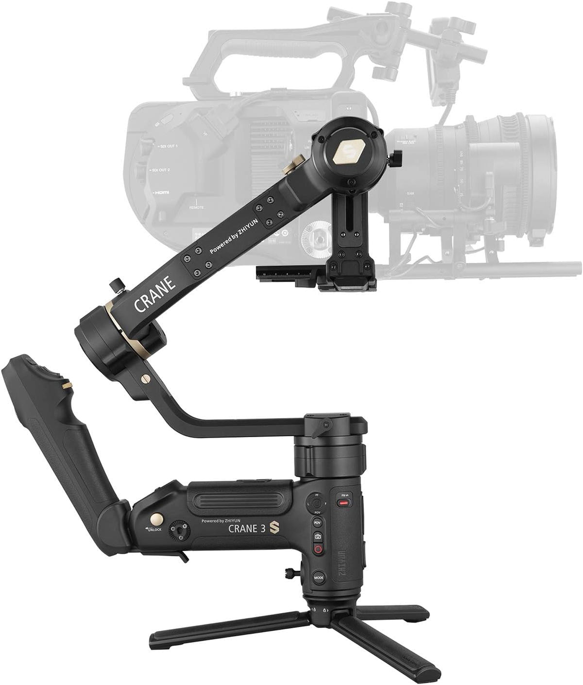 3-Axis Handheld Gimbal Stabilizer with Smartsling Handle A415
