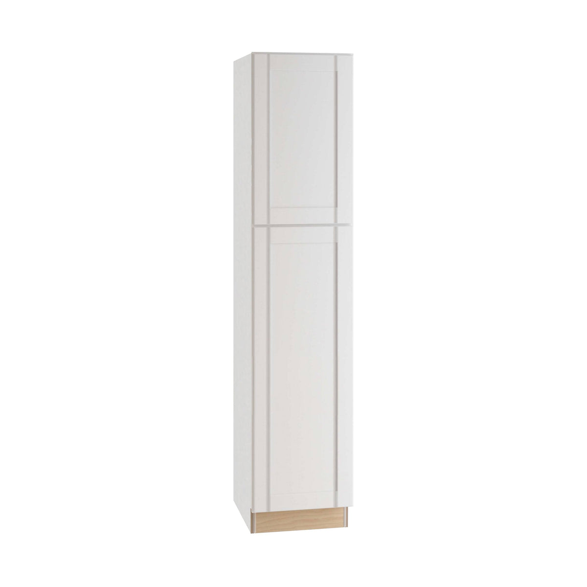 White Shaker Plywood 18 in. x 84 in. x 24 in. Pantry Cabinet Z986529