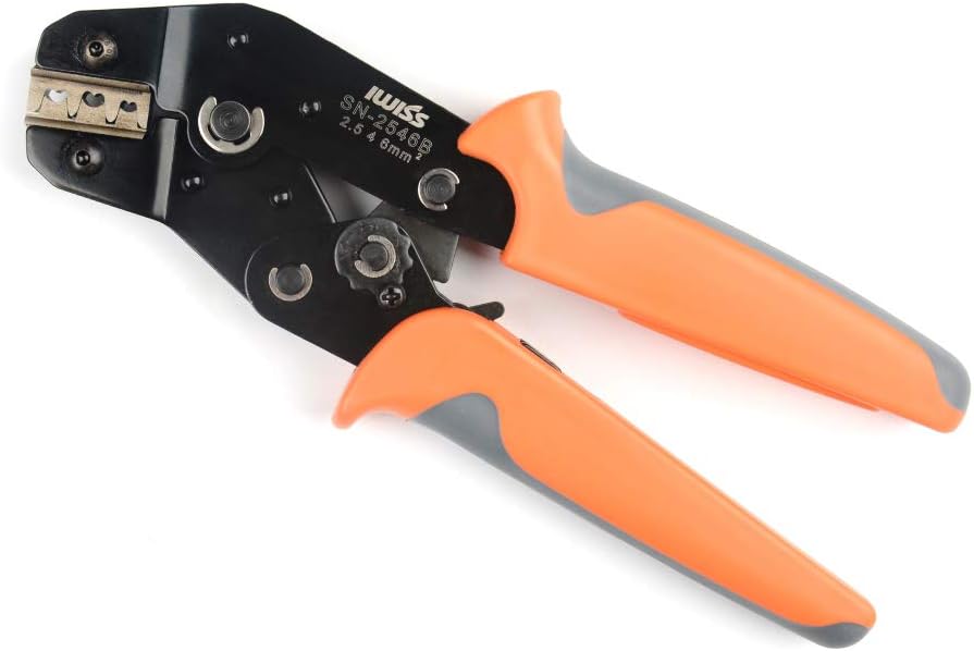 Solar PV Cable Crimping Tool Kit with Stripper, Cutter, Spanner and Connectors D857