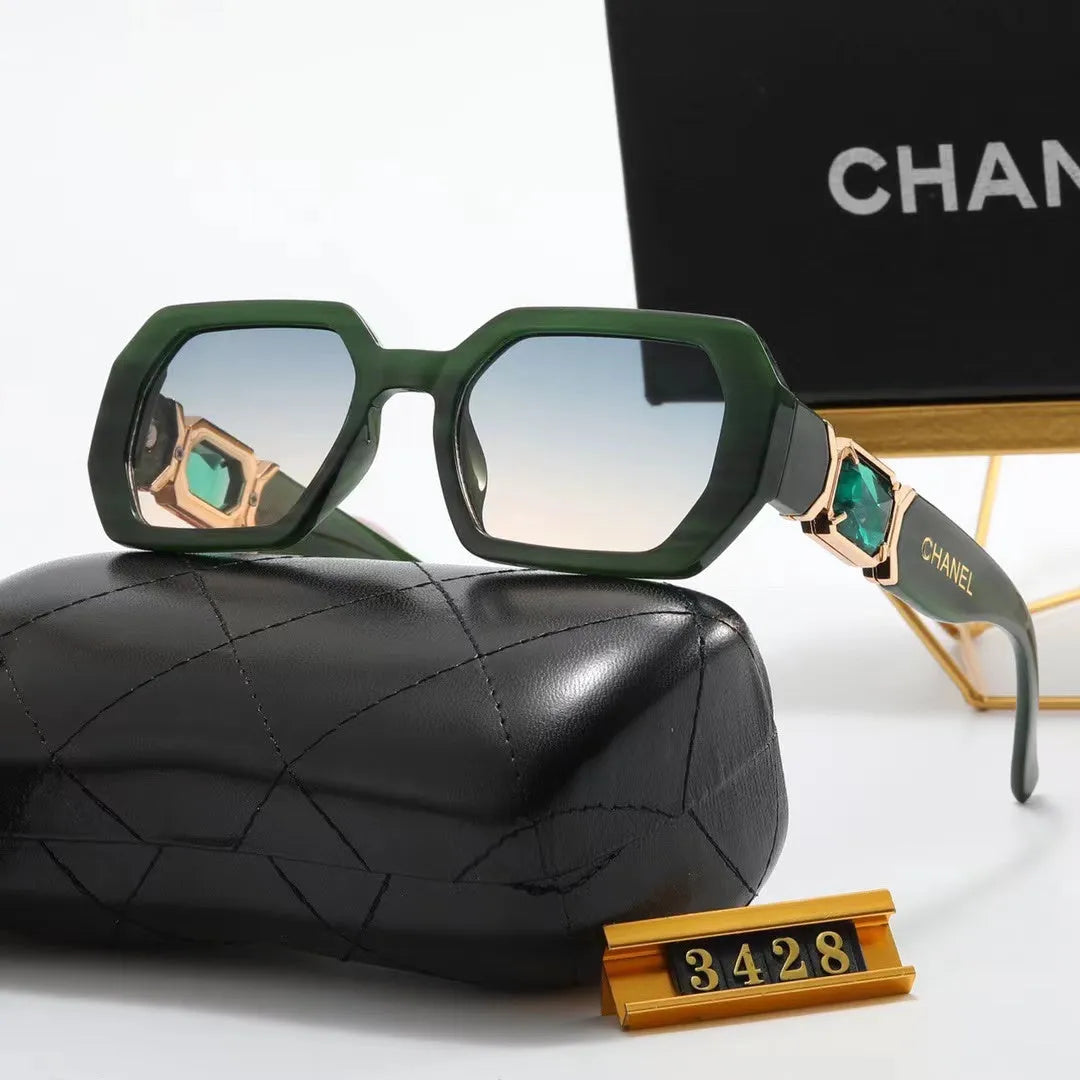 Rhinestone Polarized Sunglasses T5393