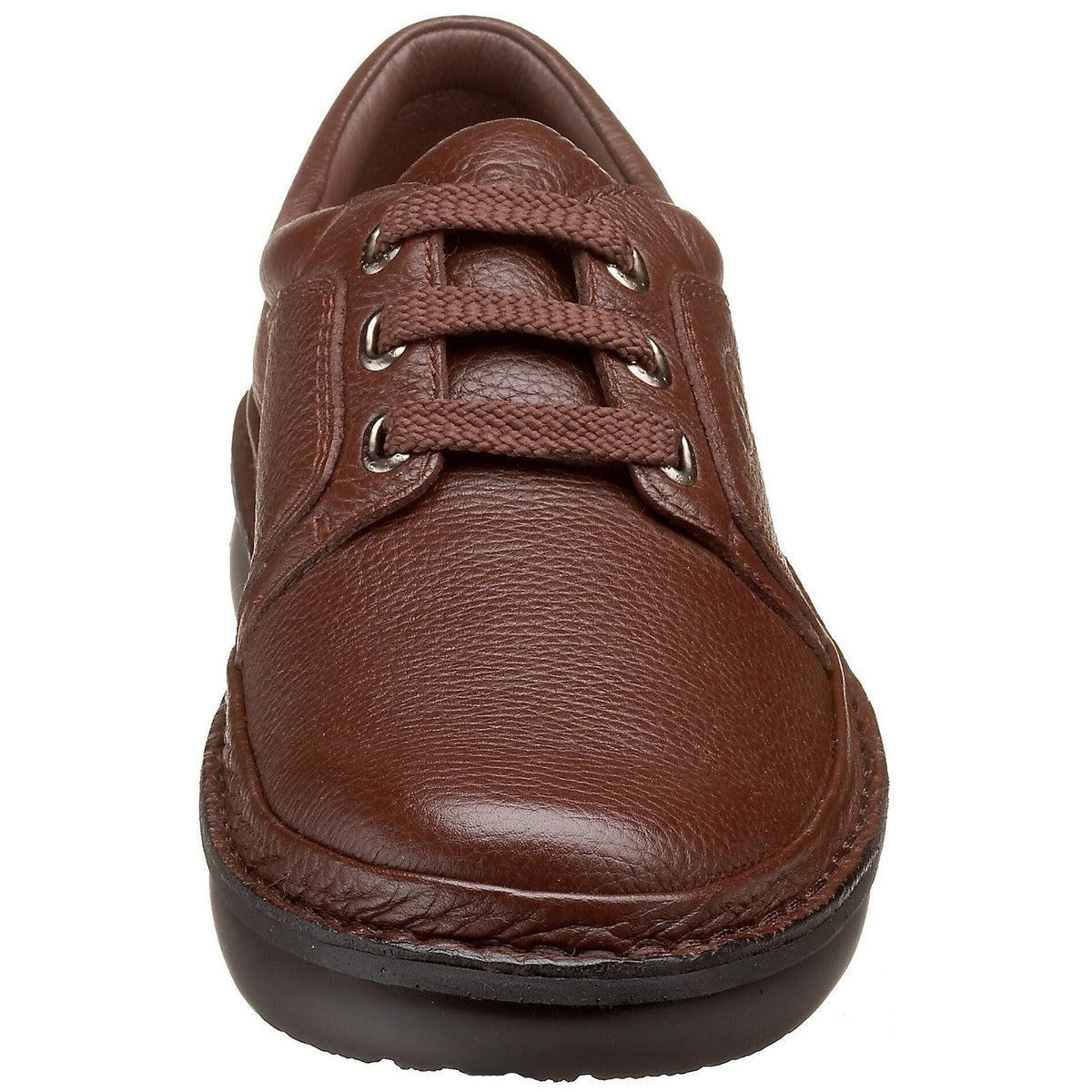 Brown Grain Leather Shoes D62288