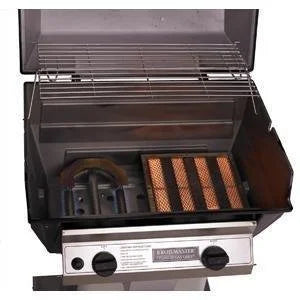 Infrared Propane Gas Grill On Stainless Steel Cart K242