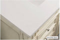 Quartz Solid Top with No Cut Outs A8179