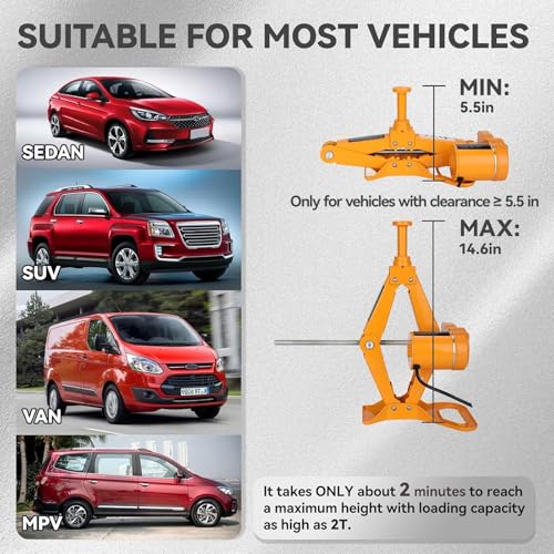 3Ton 12V Electric Scissor Car Jack P96525