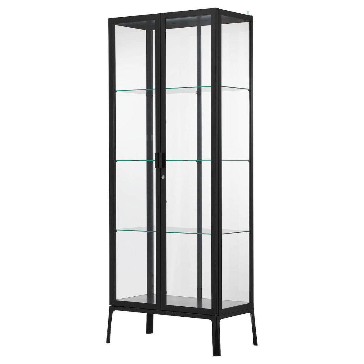 Anthracite Glass-Door Cabinet E64084