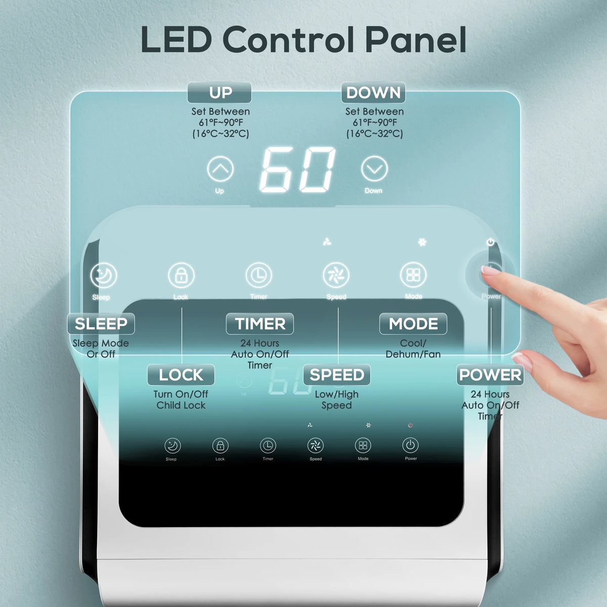 5000 BTU Portable Air Conditioner P79259