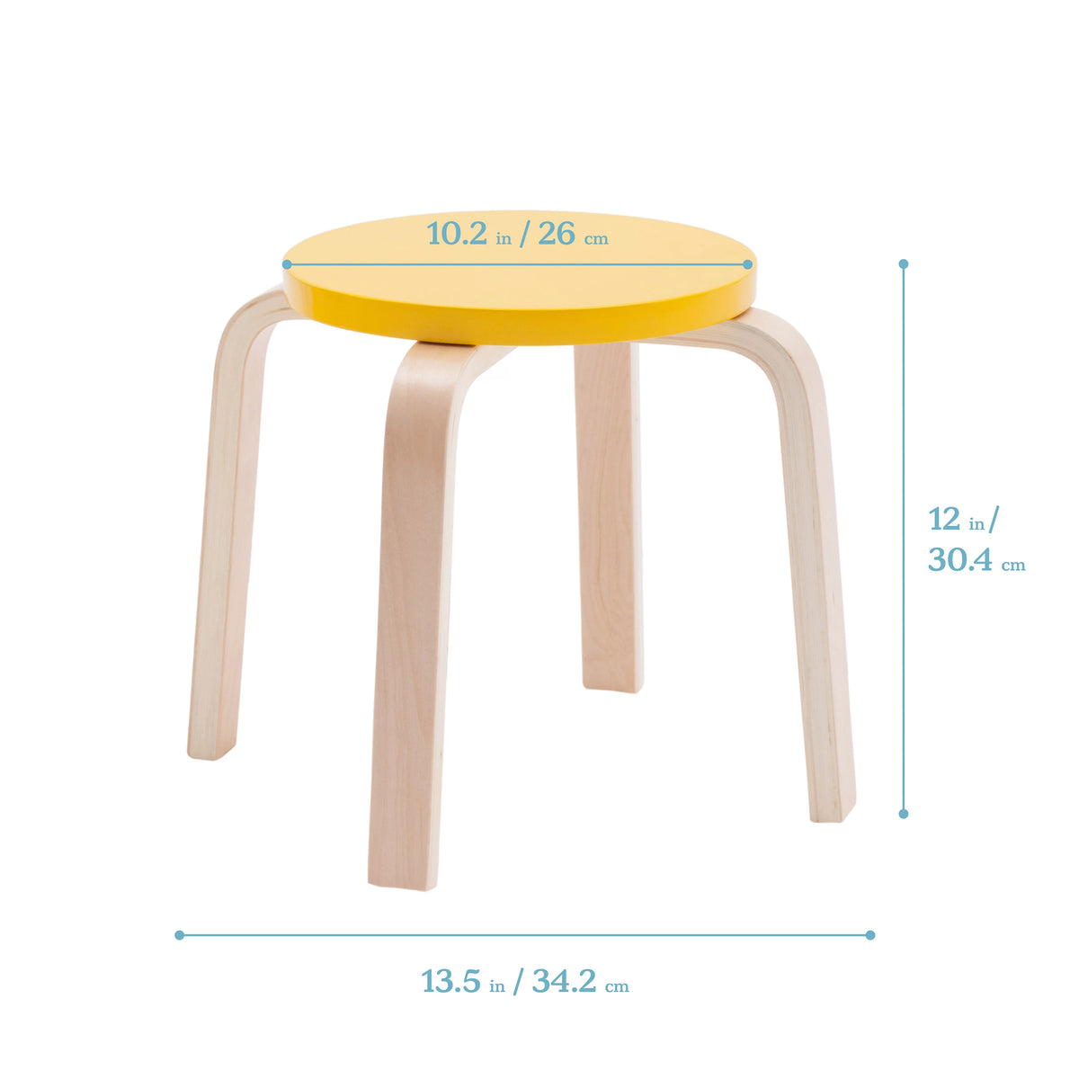 Assorted 6-Piece Stackable Stools O829