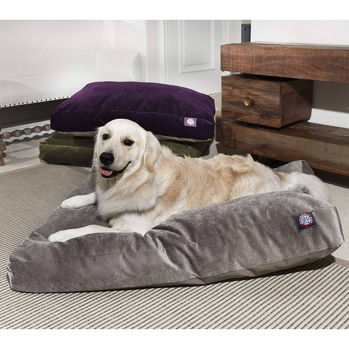 Large Orthopedic Memory Foam Rectangle Dog Bed M25575