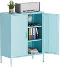 Metal Cabinet Locker with Hanging Rod and Adjustable Shelves R231
