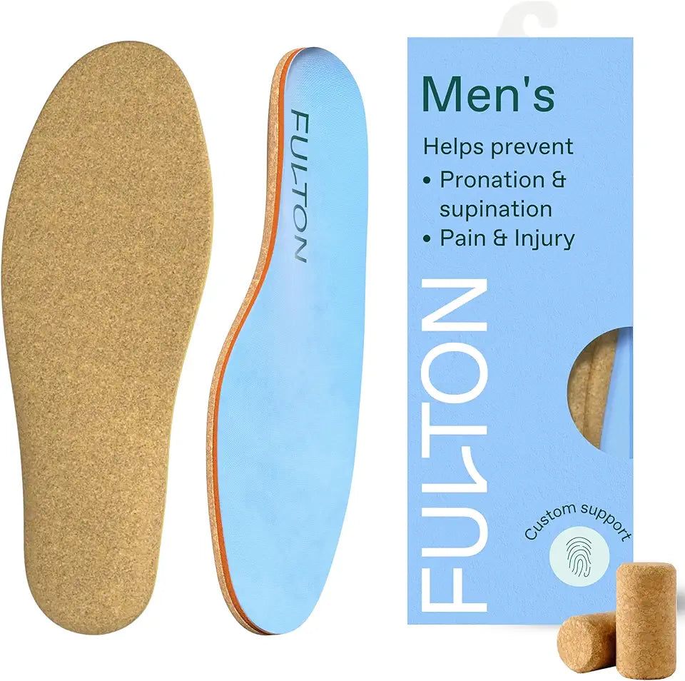 Men's Shock Absorbing Arch Support Insoles Size 10.5-11 W25266