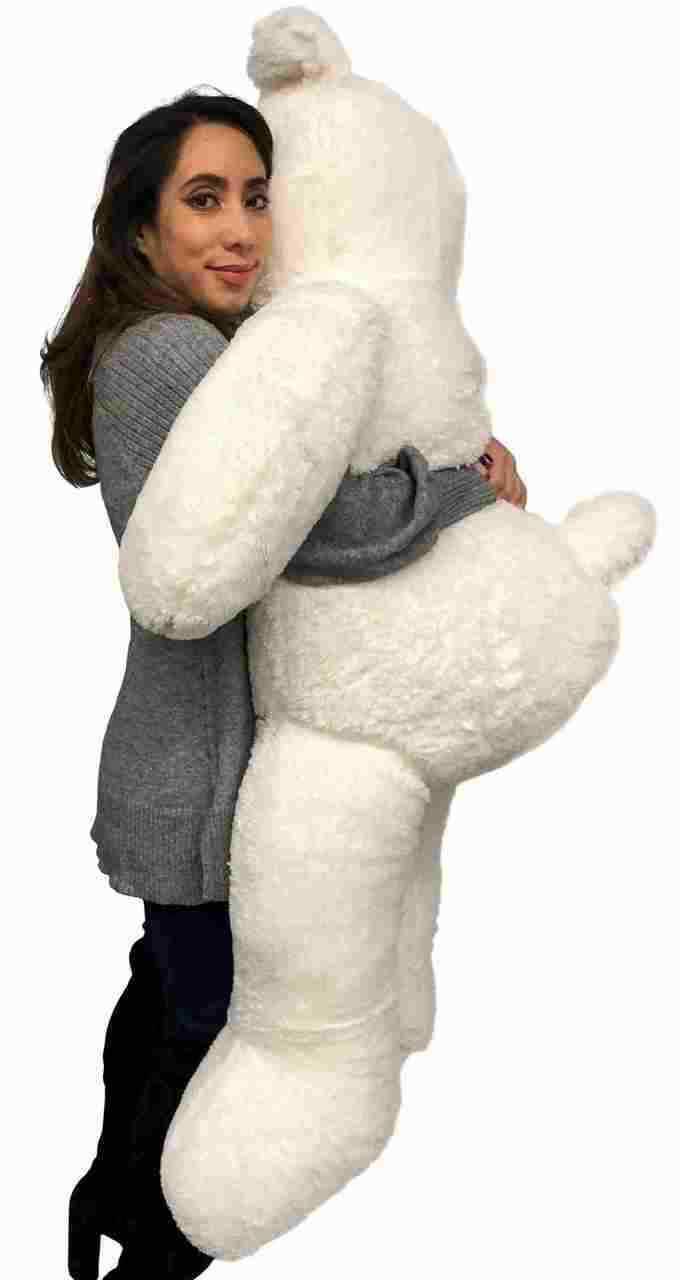 White 5 Feet Tall Plush Stuffed Animal T37345