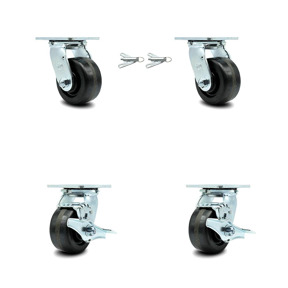 10 Inch Swivel Caster with Semi-Pneumatic Wheel P1952