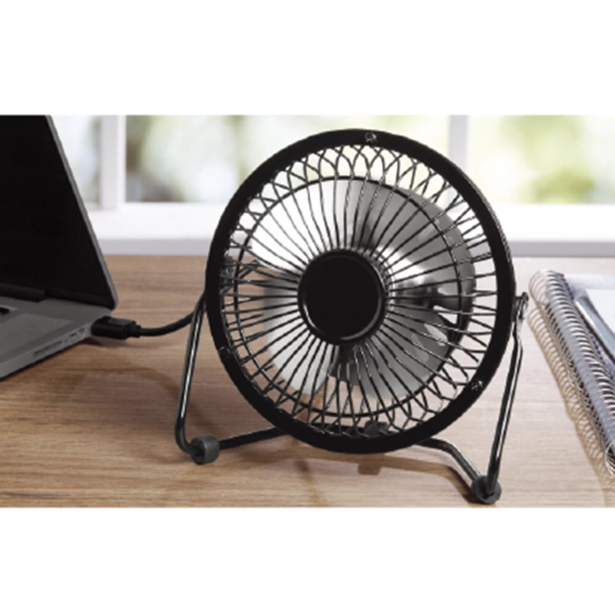 4 inch USB Powered Desktop Fan Black N76464