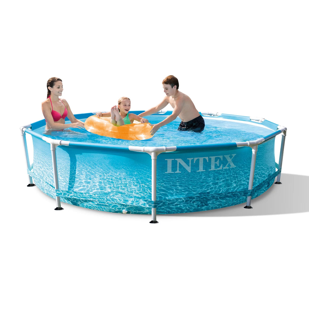 10' x 30 Metal Frame Swimming Pool with Filter Pump W527