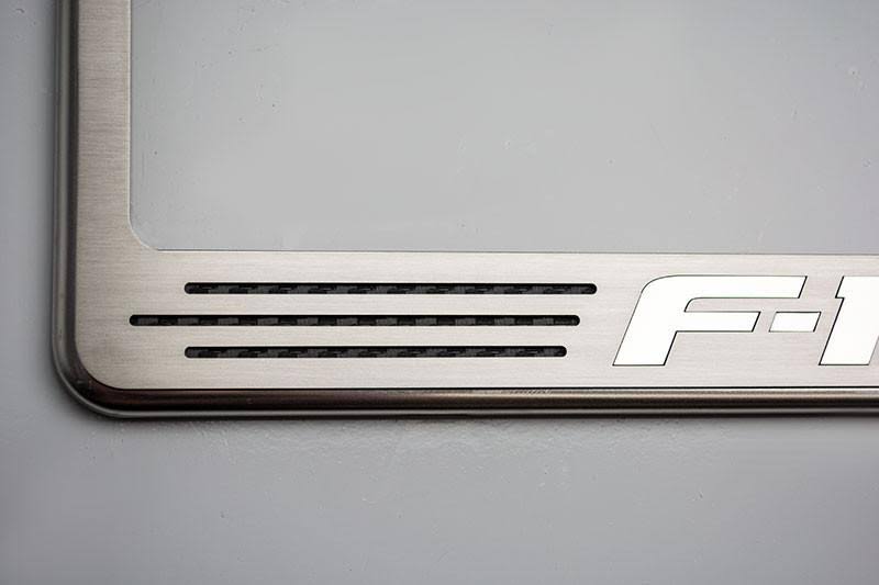 Rear Tag Frame Illuminated Yellow I753