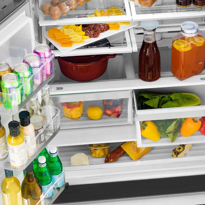36 in. 4-Door French Door Refrigerator with Ice Maker in Stainless Steel K626