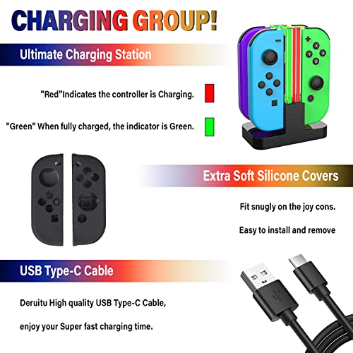 18 in 1 Carrying Case Screen Protector Playstand Game Case Joystick Cap Charging Dock Steering Wheel Bundle C963