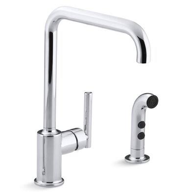 Two-Hole Kitchen Sink Faucet with Sidespray B99421